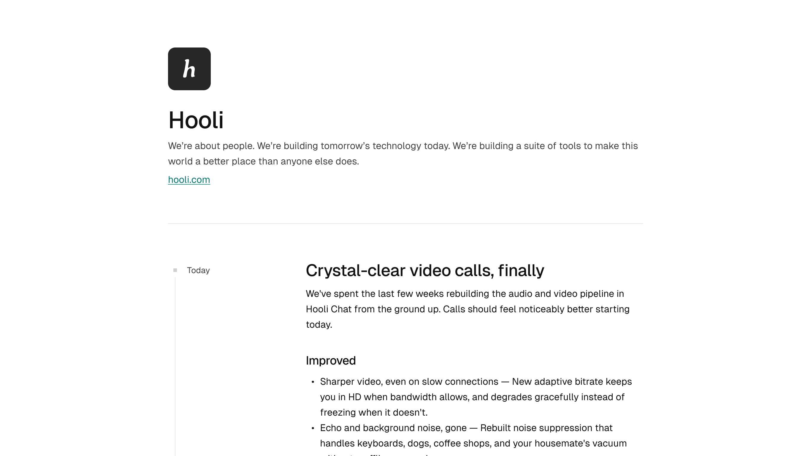 ReleasesHQ hosted page — public release notes for visitors.